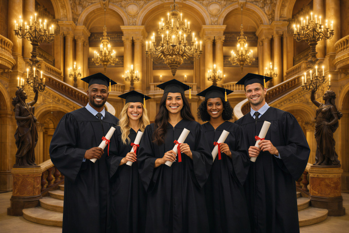 Fundo Fotográfico em Tecido Formatura / Backdrop 7833 