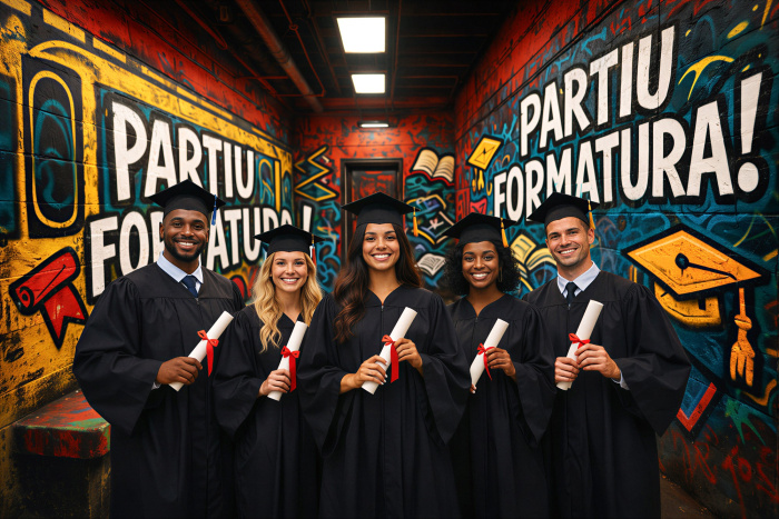 Fundo Fotográfico em Tecido Formatura / Backdrop 7933