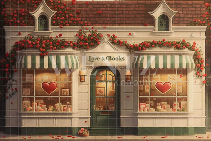 Fundo Fotográfico em Tecido Livraria Florida / Backdrop 2847