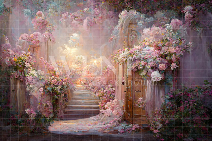 Fundo Fotográfico em Tecido Floral Fine Art / Backdrop 3226