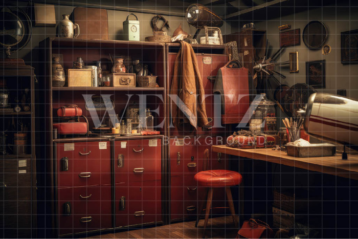 Fundo Fotográfico em Tecido Sala do Aviador / Backdrop 3294