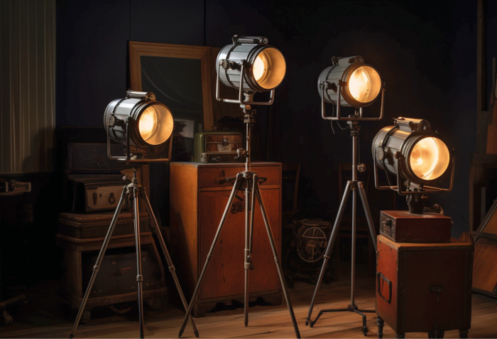 Fundo Fotográfico em Tecido Cenário com Luzes de Estúdio / Backdrop 3300