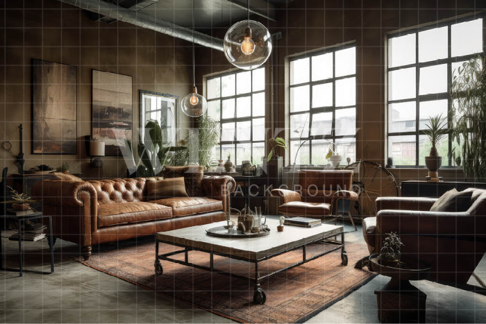 Fundo Fotográfico em Tecido Sala de Estar / Backdrop 3310