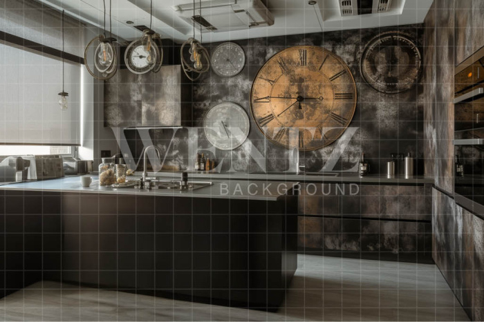 Fundo Fotográfico em Tecido Cozinha do Papai / Backdrop 3340