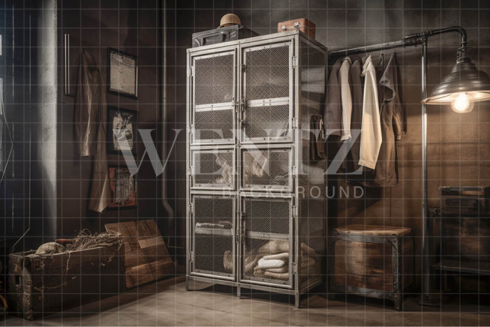 Fundo Fotográfico em Tecido Loja de Roupas / Backdrop 3342