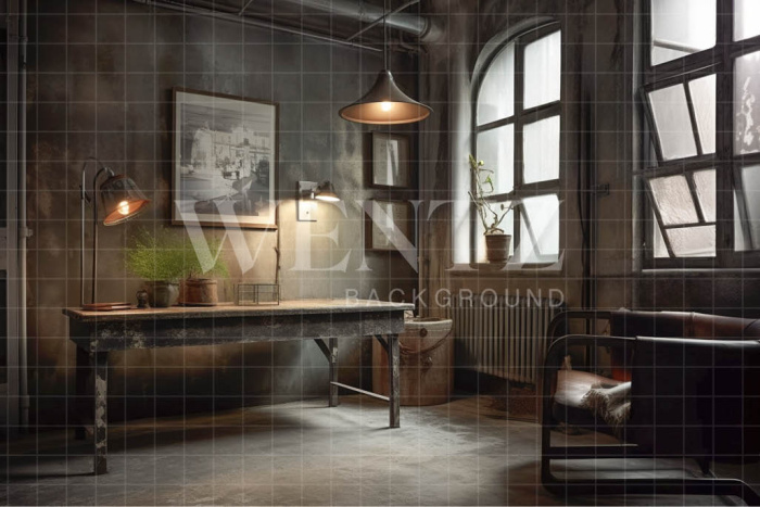 Fundo Fotográfico em Tecido Sala de Estar / Backdrop 3347