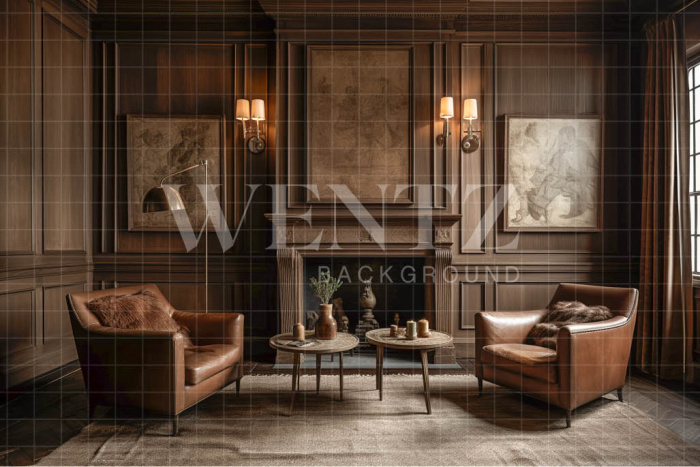 Fundo Fotográfico em Tecido Sala de Estar / Backdrop 3387