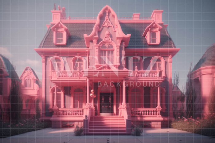 Fundo Fotográfico em Tecido Mansão Pink / Backdrop 3504