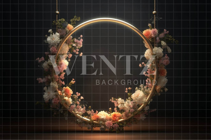 Fundo Fotográfico em Tecido Arco Florido / Backdrop 3575