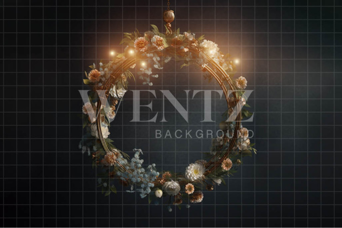 Fundo Fotográfico em Tecido Arco Florido / Backdrop 3578