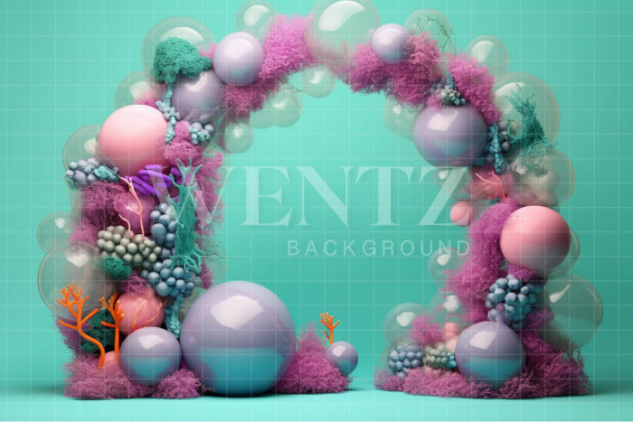 Fundo Fotográfico em Tecido Smash the Cake Sereia / Backdrop 3772