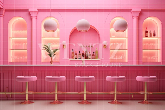 Fundo Fotográfico em Tecido Bar Pink / Backdrop 4416