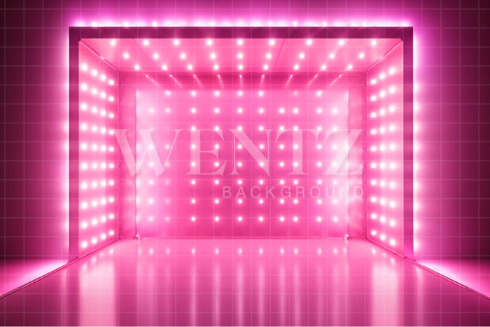 Fundo Fotográfico em Tecido Palco Rosa / Backdrop 4455