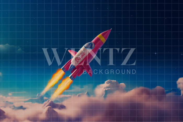 Fundo Fotográfico em Tecido Foguete / Backdrop 4468