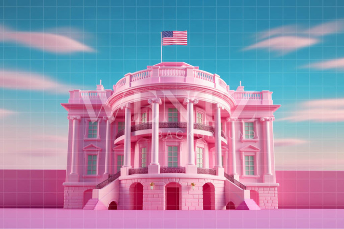 Fundo Fotográfico em Tecido Casa Rosa / Backdrop 4470