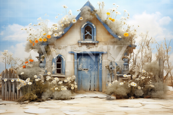 Fundo Fotográfico em Tecido Cenário de Páscoa / Backdrop 5232