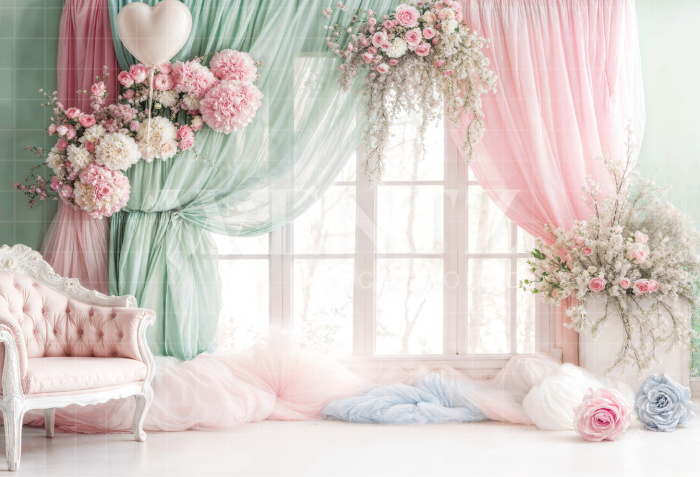 Fundo Fotográfico em Tecido Dia das Mães / Backdrop 6832