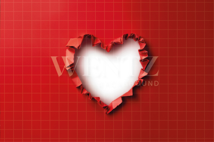 Fundo Fotográfico em Tecido Dia das Mães Coração / Backdrop 6940