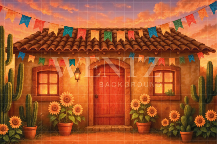 Fundo Fotográfico em Tecido Cenário Festa Junina / Backdrop 6977