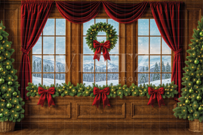 Fundo Fotográfico em Tecido Natal / Backdrop 7553