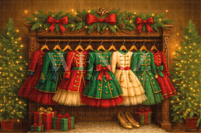 Fundo Fotográfico em Tecido Natal / Backdrop 7579