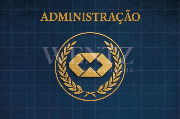 Fundo Fotográfico em Tecido Formatura Administração / Backdrop 7937