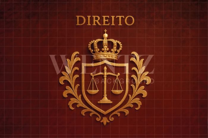 Fundo Fotográfico em Tecido Formatura Direito / Backdrop 7938