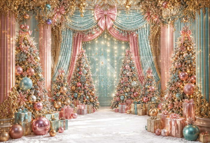 Fundo Fotográfico em Tecido Natal / Backdrop 8555