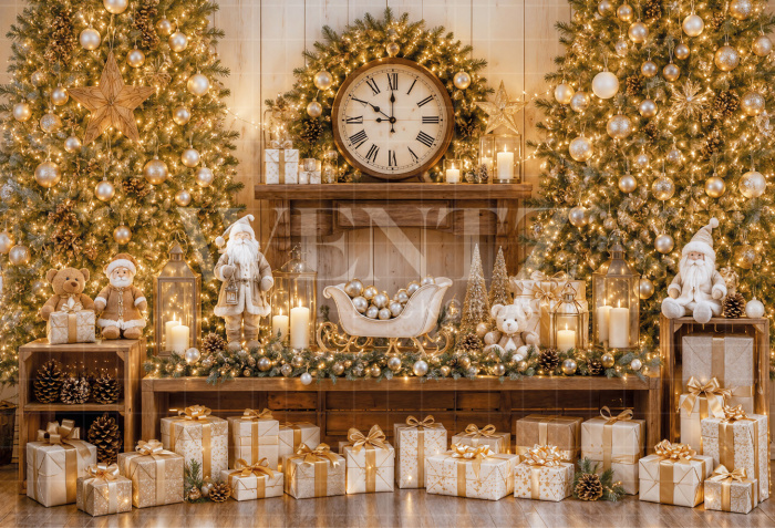 Fundo Fotográfico em Tecido Natal / Backdrop 8556