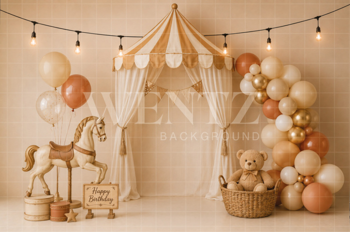 Fundo Fotográfico em Tecido Smash The Cake / Backdrop 8681