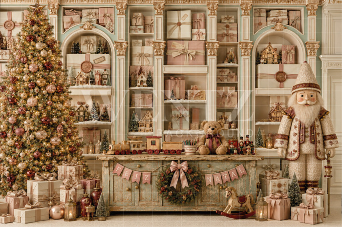 Fundo Fotográfico em Tecido Natal / Backdrop 8893