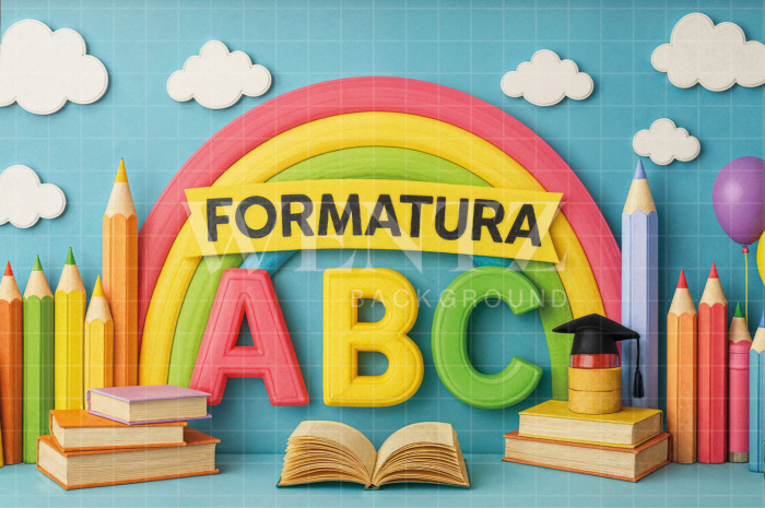 Fundo Fotográfico em Tecido ABC / Backdrop 7855