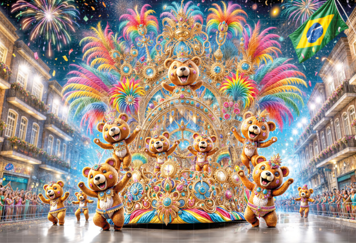 Fundo Fotográfico em Tecido Carnaval / Backdrop 6609