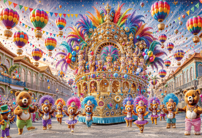 Fundo Fotográfico em Tecido Carnaval / Backdrop 6608