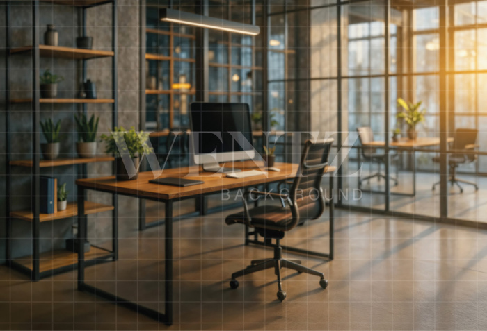 Fundo Fotográfico em Tecido Escritório / Backdrop 7497