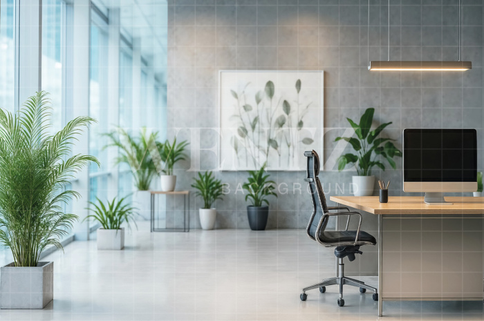 Fundo Fotográfico em Tecido Escritório / Backdrop 7516