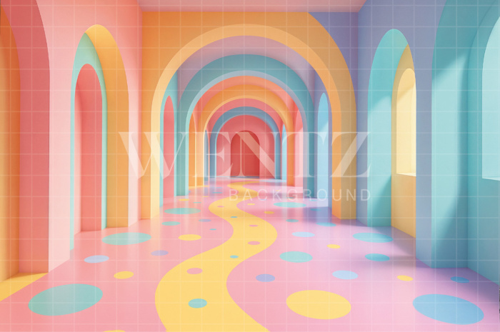 Fundo Fotográfico em Tecido Dia das Crianças / Backdrop 7712