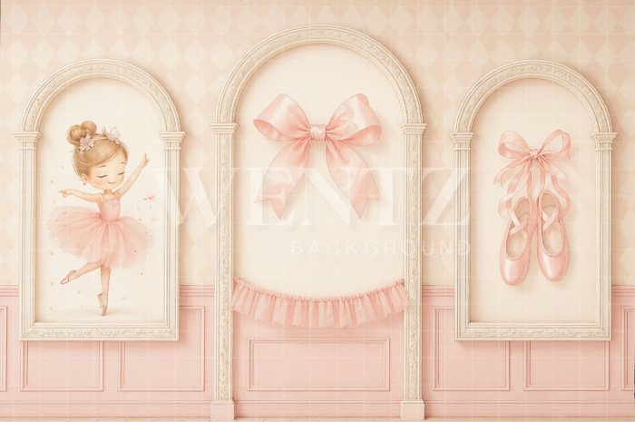 Fundo Fotográfico em Tecido Balé Dia das Crianças / Backdrop 7785
