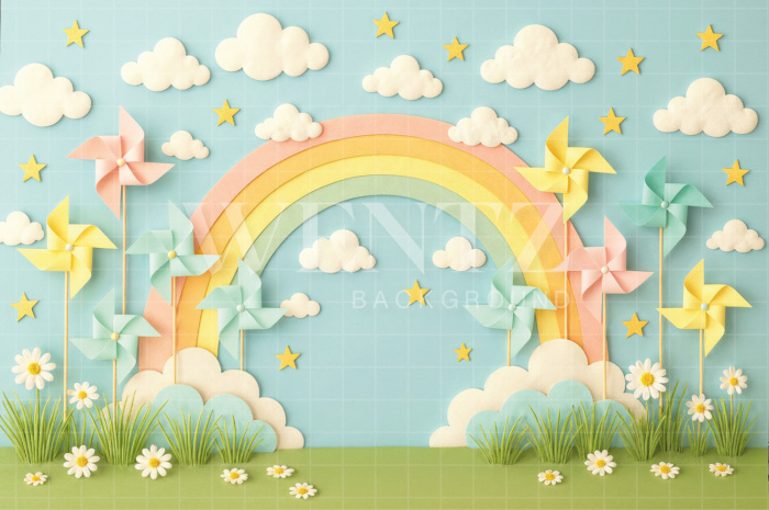 Fundo Fotográfico em Tecido Dia das Crianças / Backdrop 7812