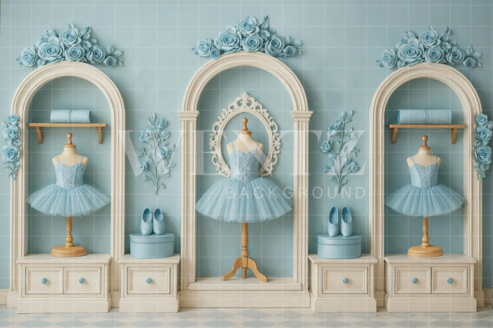 Fundo Fotográfico em Tecido Figurinos de Balé Dia das Crianças / Backdrop 7714