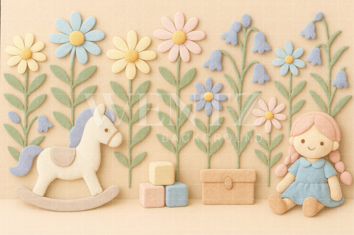 Fundo Fotográfico em Tecido Dia das Crianças / Backdrop 7763