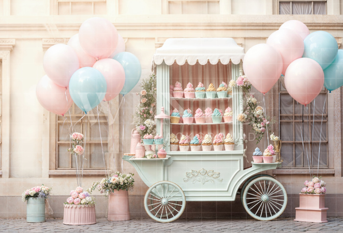 Fundo Fotográfico em Tecido Dia das Crianças / Backdrop 6377