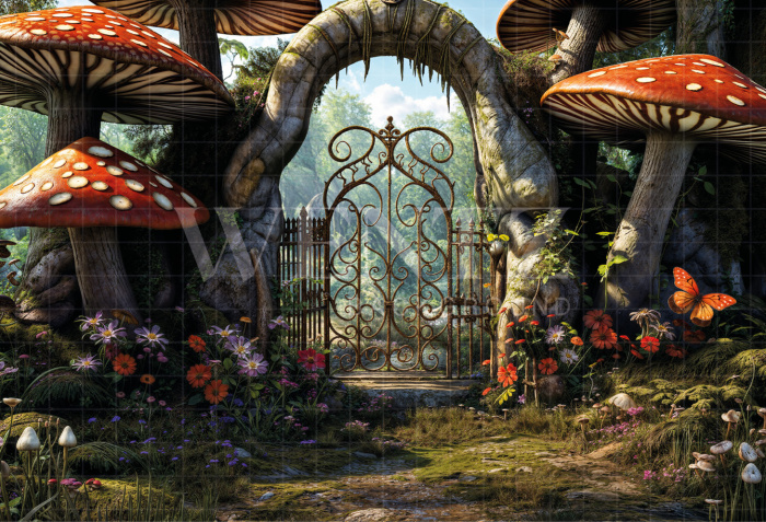 Fundo Fotográfico em Tecido Floresta Encantada Dia das Crianças / Backdrop 6382