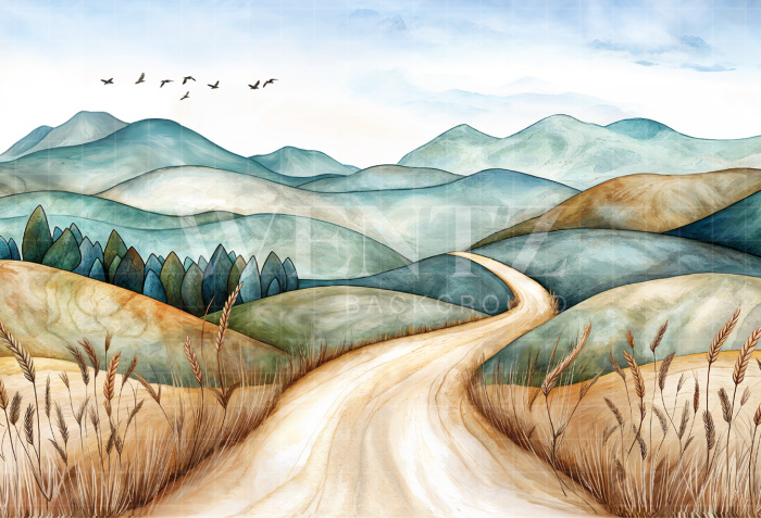 Fundo Fotográfico em Tecido Dia das Crianças / Backdrop 6417