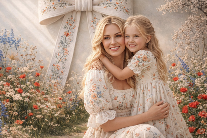 Fundo Fotográfico em Tecido Dia das Mães / Backdrop 8225