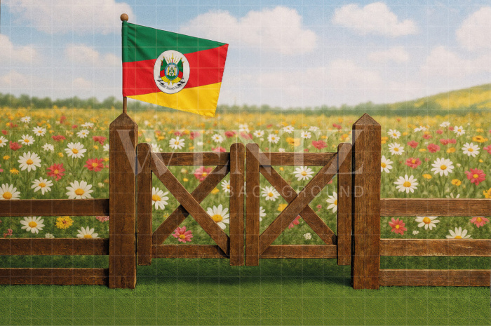 Fundo Fotográfico em Tecido Fazenda / Backdrop 7675