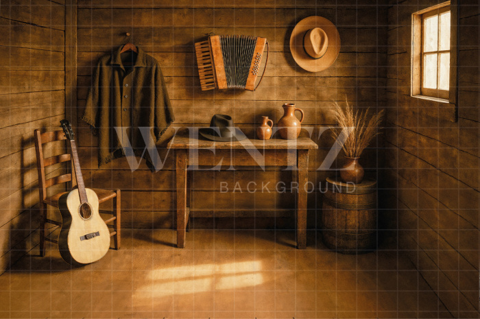 Fundo Fotográfico em Tecido Celeiro / Backdrop 7695