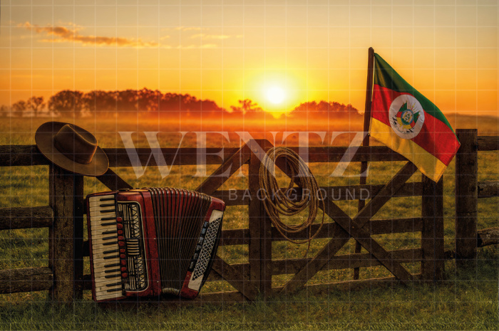 Fundo Fotográfico em Tecido Fazenda / Backdrop 7698