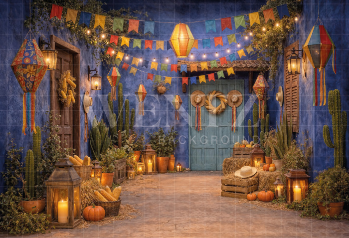 Fundo Fotográfico em Tecido Cenário Festa Junina / Backdrop 8285