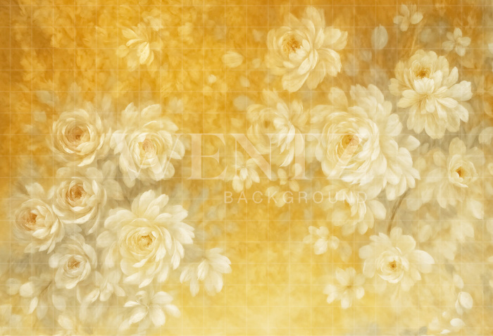 Fundo Fotográfico em Tecido Fine Art Floral / Backdrop 7067